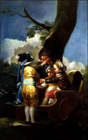 Francisco de Goya y Lucientes' 'Children with a Cart' was recovered by the FBI a week after it was stolen in November, 2006. The 1778 oil painting, which was insured for $1 million, was being loaned by the Toledo Museum of Art to the Guggenheim Museum in New York City for an exhibition of Spanish painters.