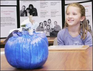 Abbey Pawiak, 10, a fifth-grader at St. Josepth School in Sylvania, decided to raise money for the Family & Child Abuse Prevention Center as her community service project in preparation for confirmation.