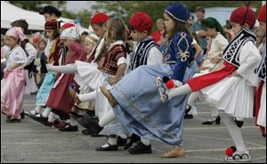 Young Hellenic dancers perform during last year's Greek-American Festival at Holy Trinity Greek Orthodox Cathedral.