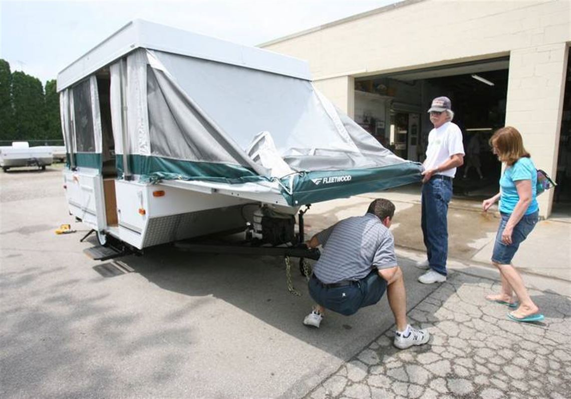 coleman pop up trailer models