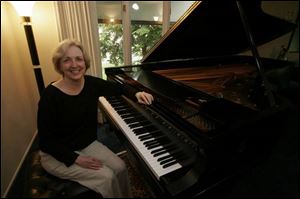 Frances Renzi of Sylvania is a nationally know keyboard artist.