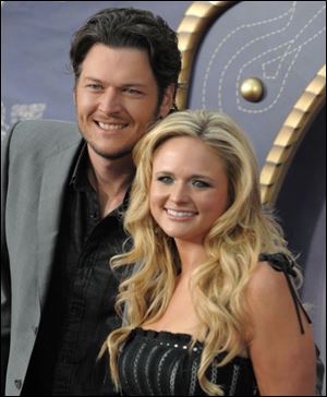 Blake Shelton and Miranda
Lambert.
