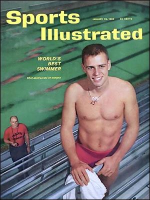 According to SportsIllustrated, the world s best swimmer in 1961 was Toledoan Chet Jastremski,  who swam for James  Doc  Counsilman at Indiana University.