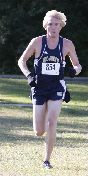 St. John s senior Kevin Yarnell won the City League race at Ottawa Park and the Division I district 2 race at Pearson Park.