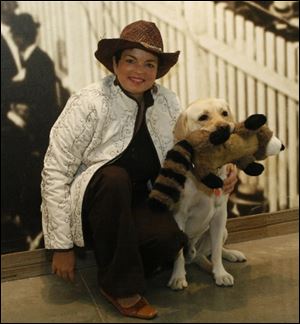 Amy Finkbeiner and family dog Scout