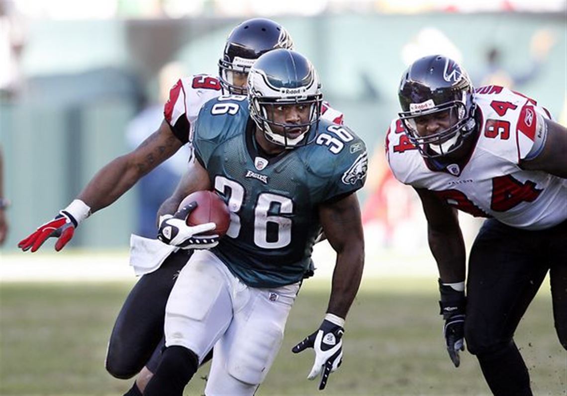 Philadelphia Eagles running back Brian Westbrook (36) runs up the