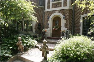 The gardens of Marlene and Tom Uhler, 104 Eagle Point Drive, in Rossford.