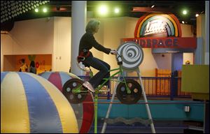 Imagination Station will include some COSI favorites
such as the high-wire bike as well as new exhibits.