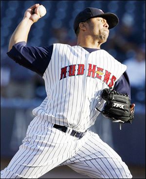 Ruddy Lugo tied for the International League lead in victories last year when he was 13-9 for the Mud Hens.