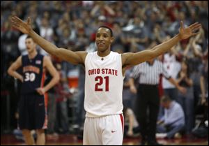 Ohio State point guard Evan Turner led the Big Ten in scoring (19.5 points) and rebounding (9.4). 