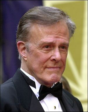 This May 5, 2002 file photo shows Robert Culp arriving at NBC's 75th anniversary celebration in New York. Culp, the versatile actor who teamed with Bill Cosby in the groundbreaking comedy-adventure TV series 