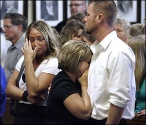 The Putnam County Common Pleas Courtroom was packed and emotional at Beutler's sentencing. It drew her loved ones as well as representatives of the organization that she wronged.