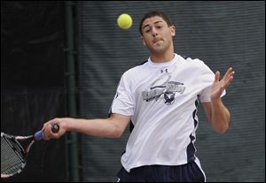 Eyad Jaara of Maumee Valley Country Day had won first-round matches in 2007 and 2009 in state singles play and was hoping to finally reach the second day of Division II competition.