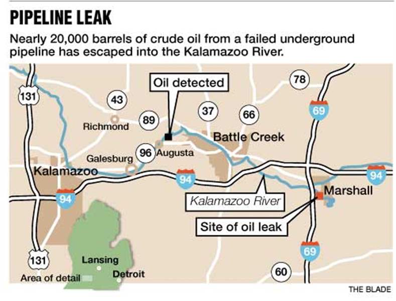 Michigan oil leak: Gov't warned company about oil pipeline monitoring ...