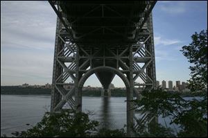 A view of the George Washington Bridge in New York City. Tyler Clementi, an 18-year-old freshman at Rutgers University, is thought to have jumped off the bridge days after he was secretly filmed and broadcast on the internet.