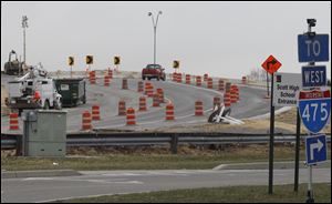 Opening the new westbound I-475 entrance ramp from ProMedica Parkway allowed the Ohio Department of Transportation to permanently close the westbound I-475 entrance from Upton Avenue.