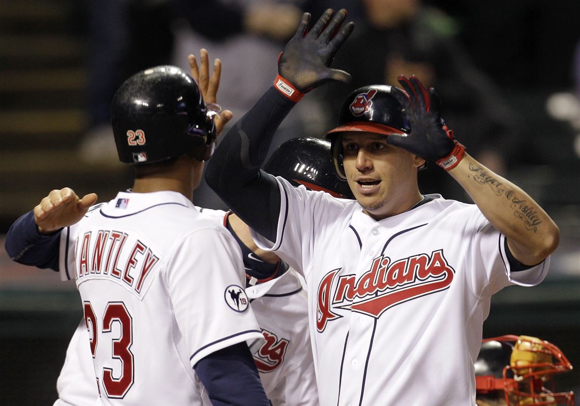 Terry Francona congratulates Michael and Melissa Brantley on birth of their  son. 