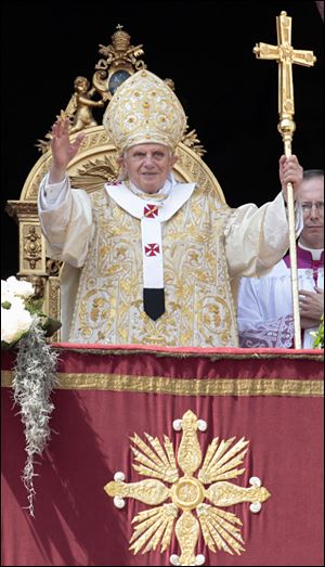 Pope Benedict XVI pleads in his ‘Urbi et Orbi’ message in St. Peter’s Square that aid be given to those suffering from unrest.