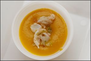 Chef Celina Tio’s spicy carrot soup.