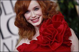 Christina Hendricks attends the 68th Annual Golden Globe Awards earlier this year in Beverly Hills, Calif.