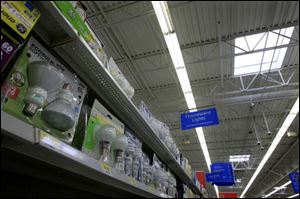 Wal-Mart in Santa Fe is one of many stores that offers energy-saving LED lights for sale.