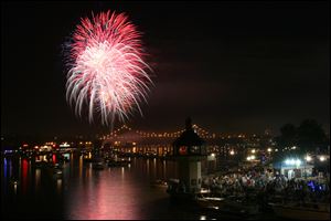 The annual Red, White, KABOOM fireworks display will take place Sunday, July 3.