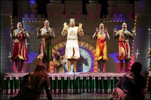 Monty Python's 'Spamalot' based on the film classic 'Monty Python and The Holy Grail' comes to the Stranahan Oct. 13.