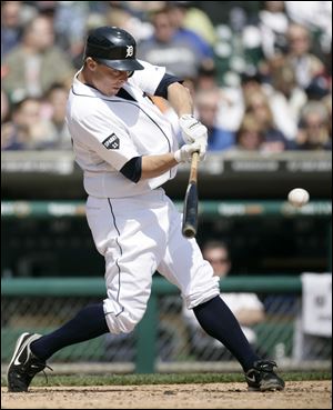 Detroit Tigers' Brandon Inge was hitting .177 with 1 home run in 70 games this season.