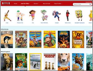 Netflix Inc. has introduced a 'Just For Kids' tab.