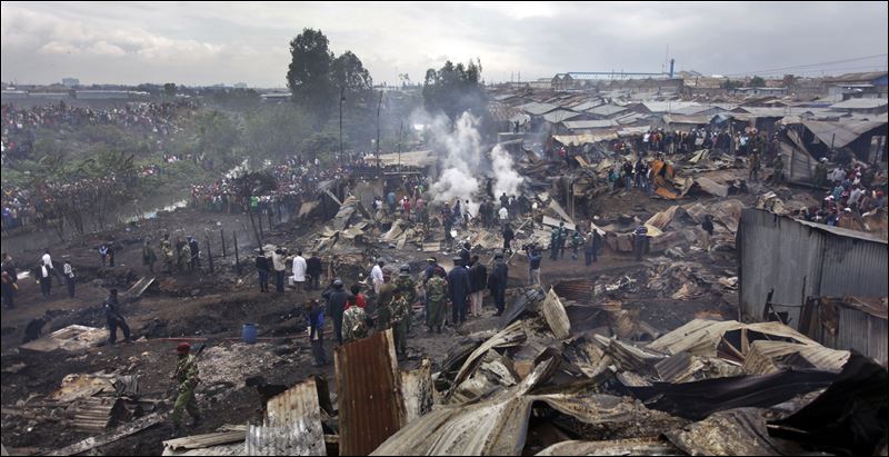 Gasoline pipeline explodes in Kenya's capital - Toledo Blade