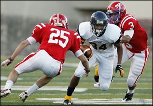 Whitmer senior running back Jody Webb has rushed for 583 yards on 72 carries and scored 13 touchdowns. The 6-0 Panthers, ranked fourth in Division I in Ohio, average 338 yards of total offense per game. 