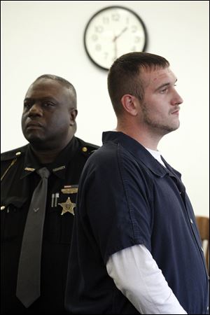 Samuel Todd Williams of Toledo is arraigned in common pleas court.