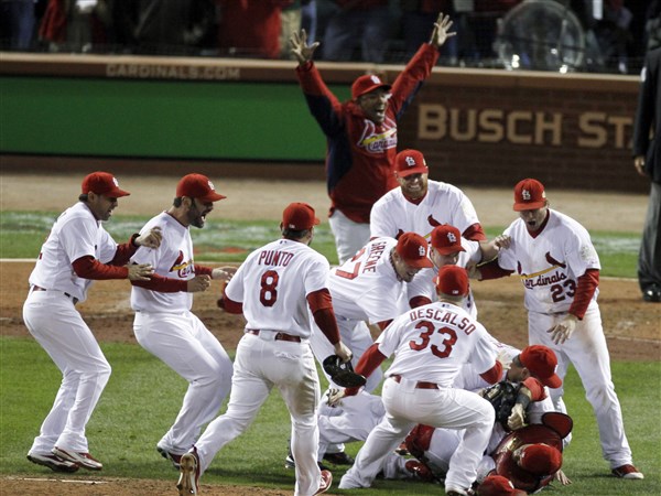 St. Louis Cardinals 2011 World Series Champions Post 