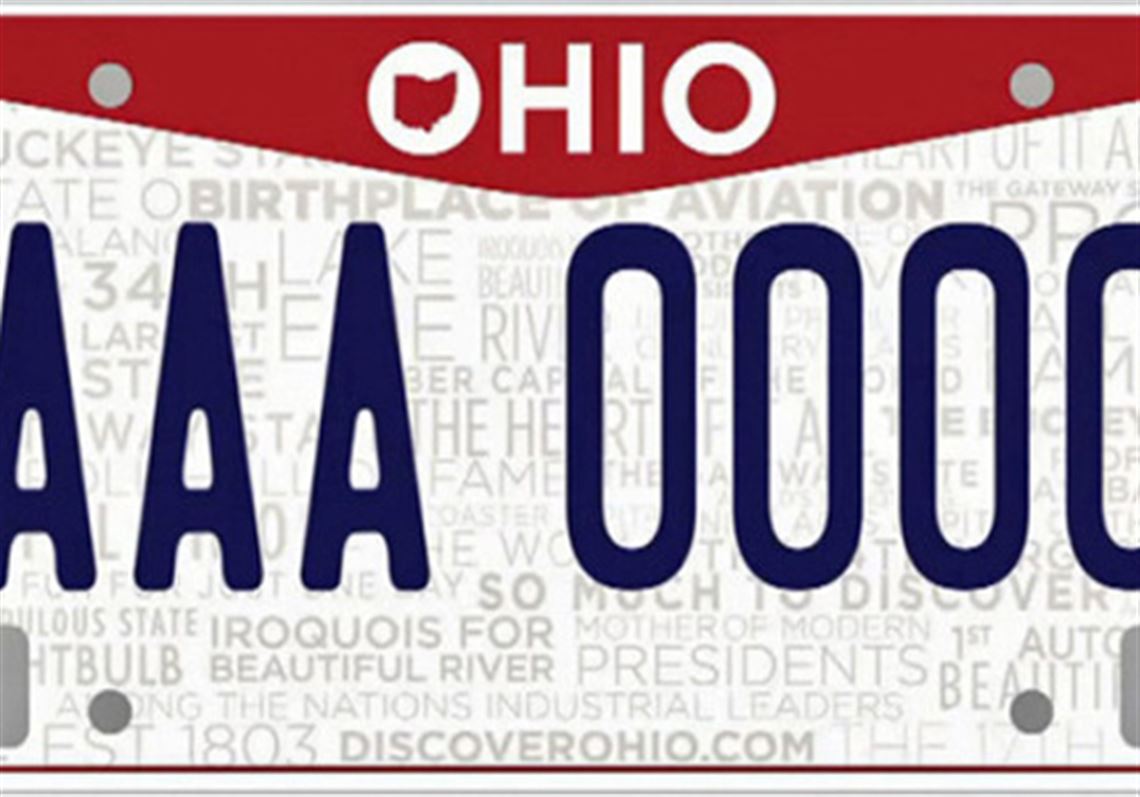 ohio license plates designs