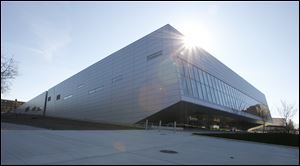 The Wolfe Center is nearing completion after two years of construction.