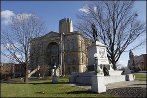 Seneca County's 1884 Beaux Arts-style, sandstone courthouse in Tiffin was designed by noted American architect Elijah E. Myers.