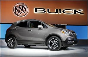 The 2013 Buick Encore debuts Tuesday at the North American International Auto Show in Detroit.