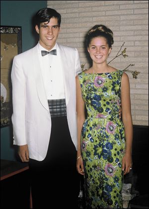 Mitt Romney and his girlfriend Ann Davies, shown on the day of his senior prom, married in 1969 at her family's home in Bloomfield Hills. Their 43rd anniversary will come in March.