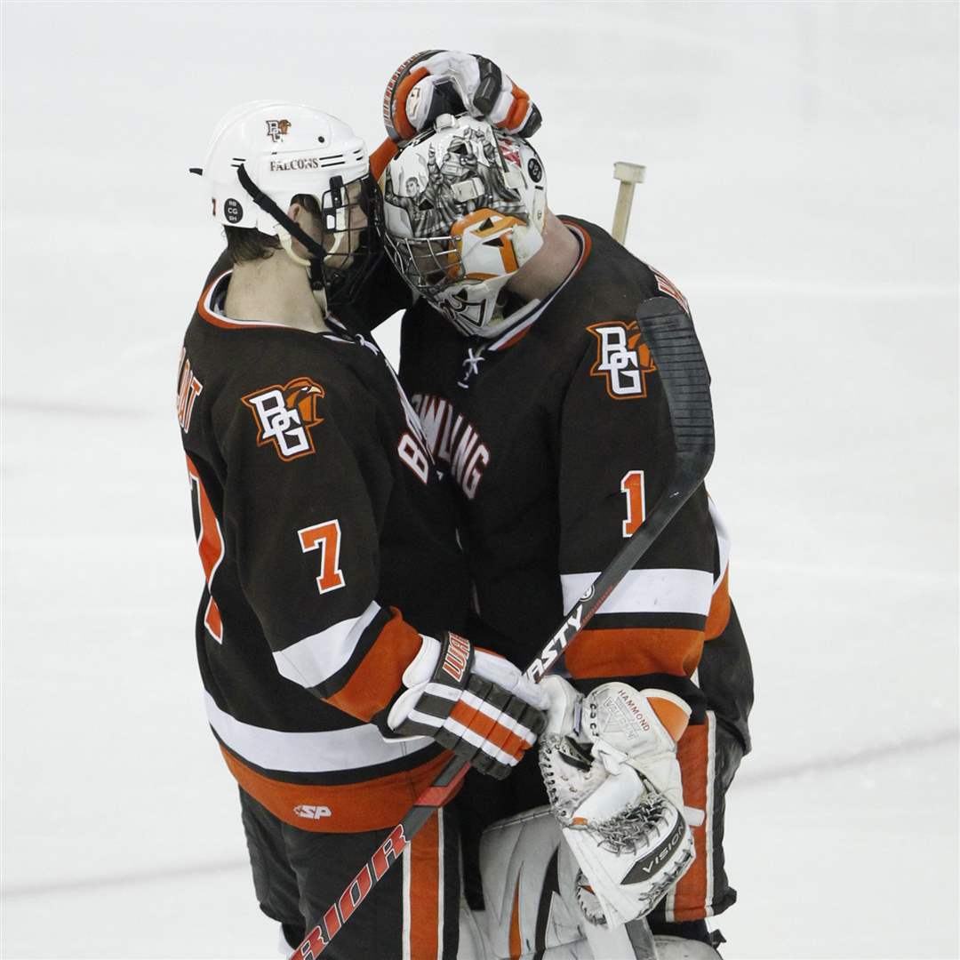 UM-BGSU-hockey-Jake-Sloat-Andrew-Hammond