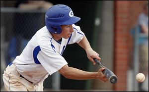 Josh Meyers, a senior second baseman, leads the Northern Lakes League with a .480 batting average.