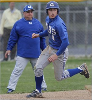 Senior outfielder Reed Allen, the NLL batting champion last year when he hit .470, is batting .345 with 20 RBIs this season.