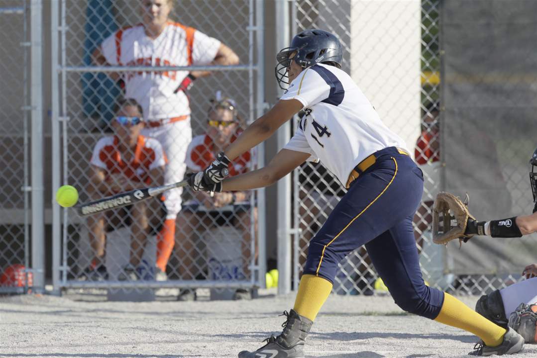 NDA-pitcher-Cassie-Gillespie-hits-a-fly-ball