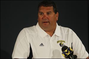 University of Michigan football head coach Brady Hoke 