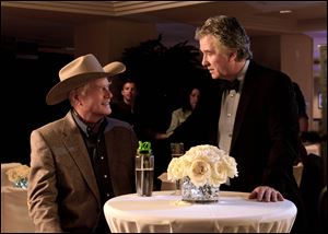 Larry Hagman, left, and Patrick Duffy revive their roles as J.R. and Bobby Ewing in 'Dallas.'