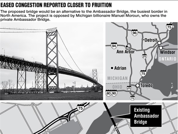 Approval Close On New Detroit Bridge To Canada The Blade