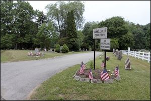 Trustees of this cemetery in Lowellville, Ohio, near Youngstown, recently received a proposal to lease the mineral rights for $140,000 plus a percentage of any royalties for oil and gas. They have not decided on the plan.