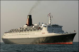 The liner Queen Elizabeth 2 arrives in Dubai, United Arab Emirates, in 2008 after it was purchased for $100 million.