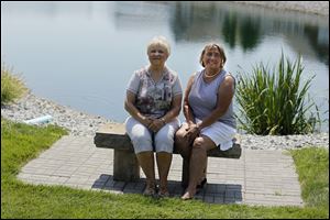 Joyce Pierce, left, and Carol Michel, both of Waterville, know what it's like to have a loved one incarcerated, and they wanted to share their knowledge and feelings with others in the same situation.