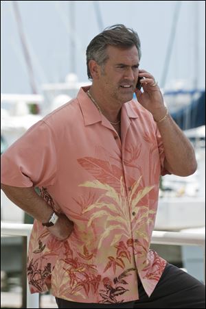 Bruce Campbell in a scene from ‘Burn Notice.’