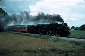 The Nickel Plate Road 765, a steam-powered locomotive built 68 years ago by the Lima Locomotive Works, is to be in northwest Ohio for special, nonpublic events.